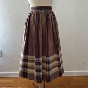 Vintage handmade wool skirt